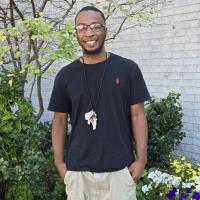 Laquan Hale stands outside of CSS.